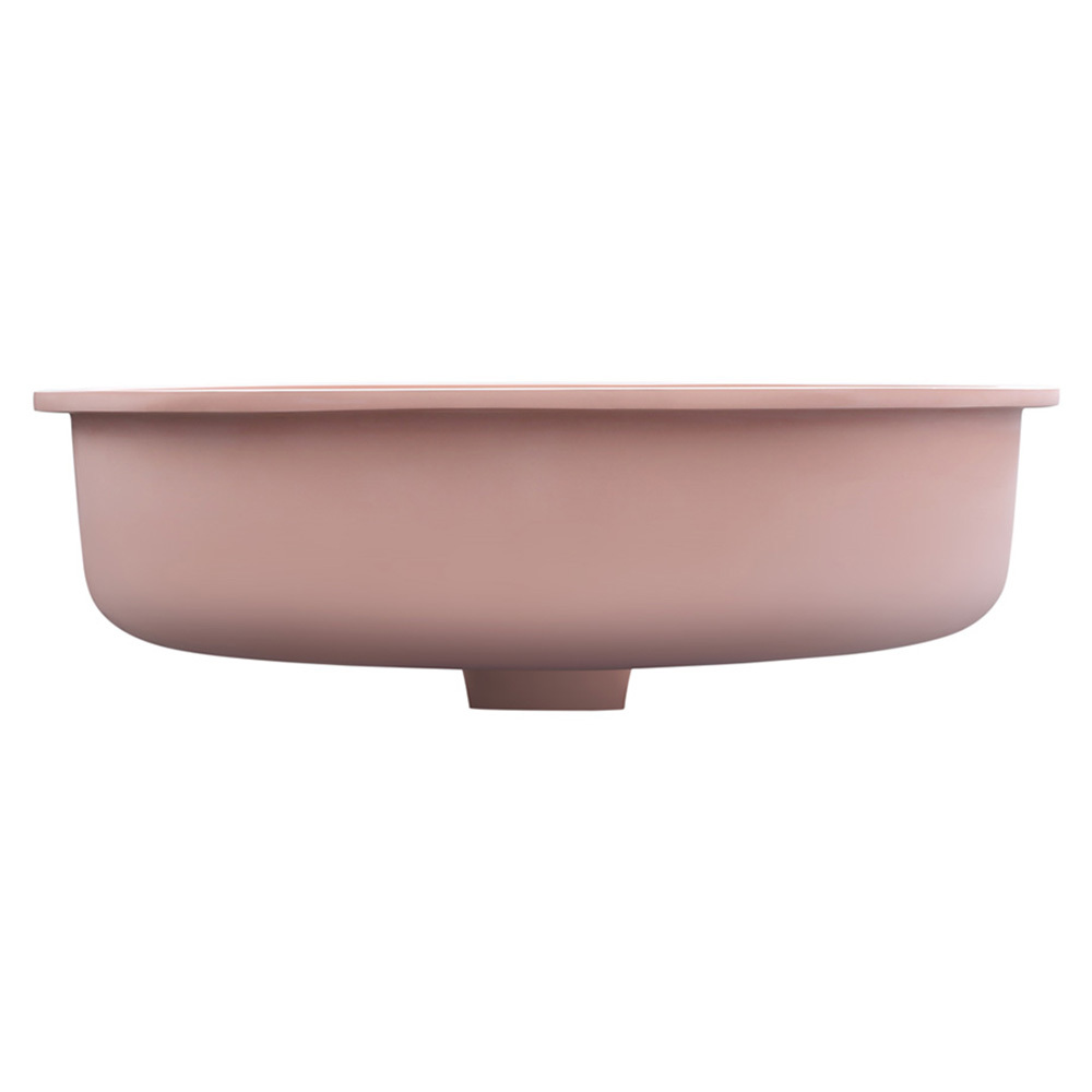 Doros 530mm Oval Solid Surface Undermount Basin