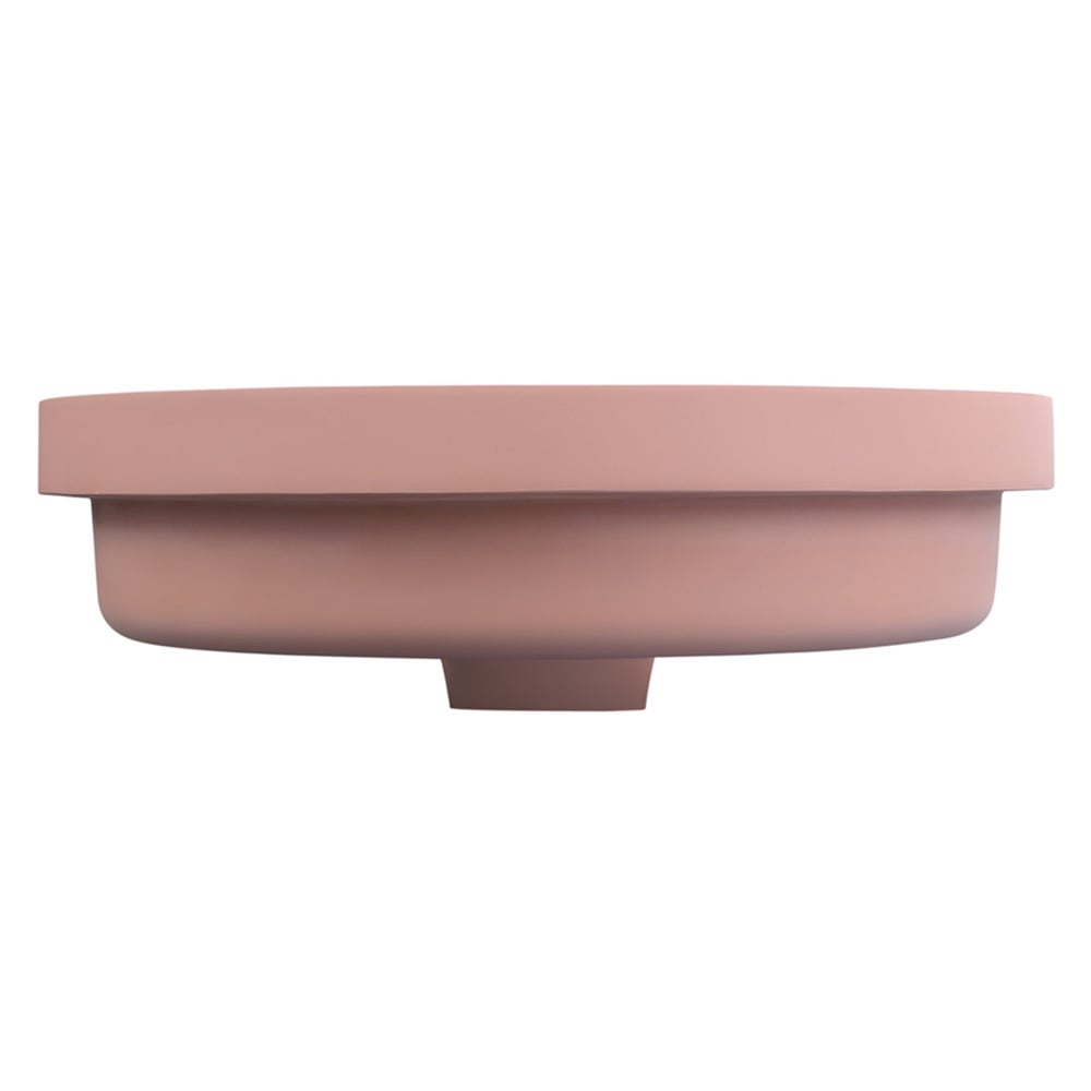 Calypsa 430mm Round Solid Surface Semi-Inset Basin