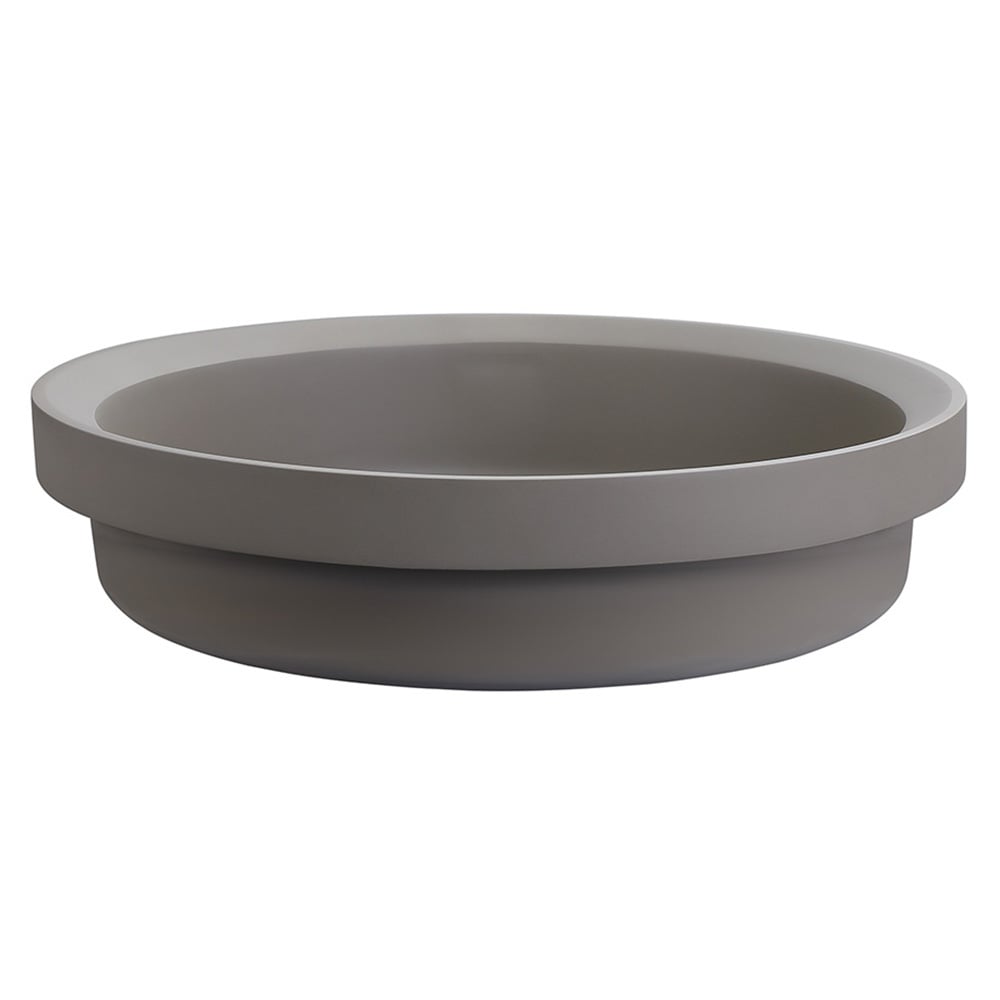 Calypsa 430mm Round Solid Surface Semi-Inset Basin