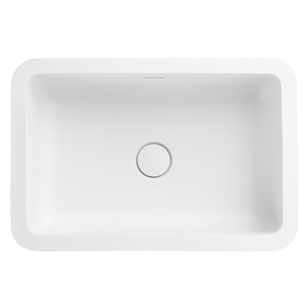 Thalios 530mm Rectangular Solid Surface Undermount Basin
