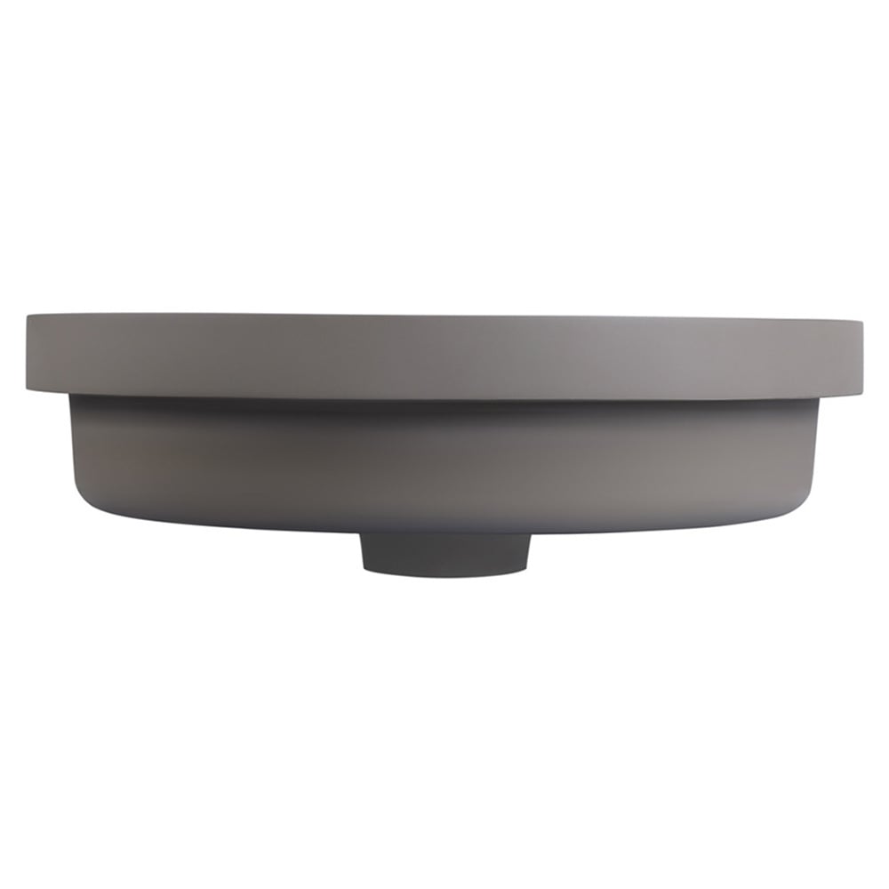 Calypsa 430mm Round Solid Surface Semi-Inset Basin