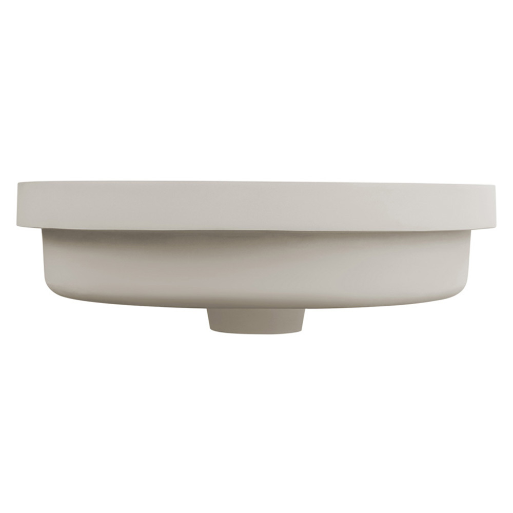 Calypsa 430mm Round Solid Surface Semi-Inset Basin
