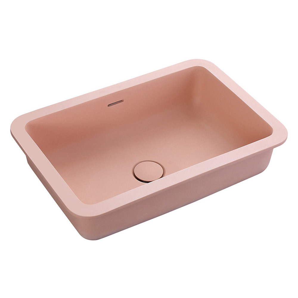 Thalios 530mm Rectangular Solid Surface Undermount Basin