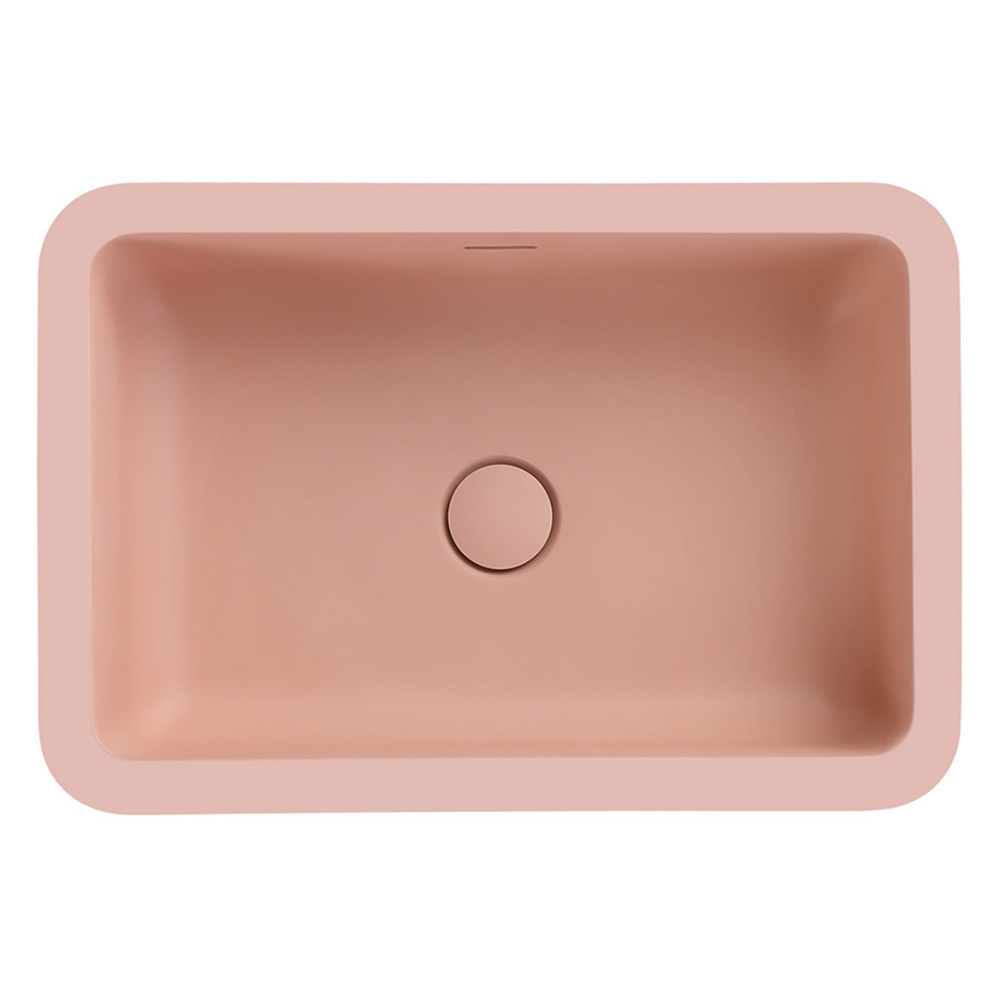 Thalios 530mm Rectangular Solid Surface Undermount Basin
