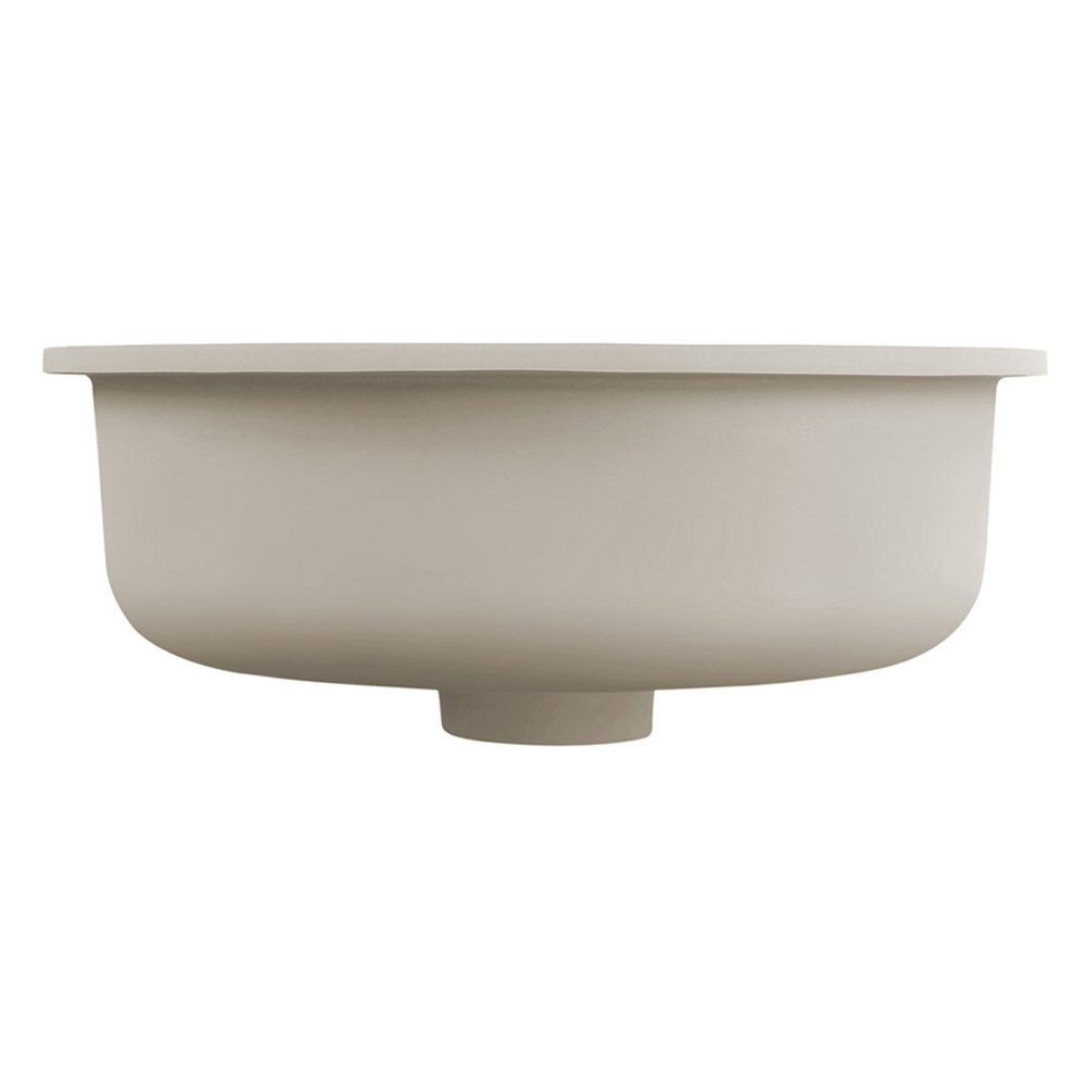 Kalos 400mm Round Solid Surface Undermount Basin