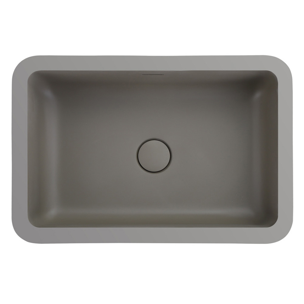 Thalios 530mm Rectangular Solid Surface Undermount Basin