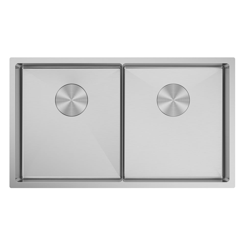Luminare 760mm Undermount Double Stainless Steel Kitchen Sink