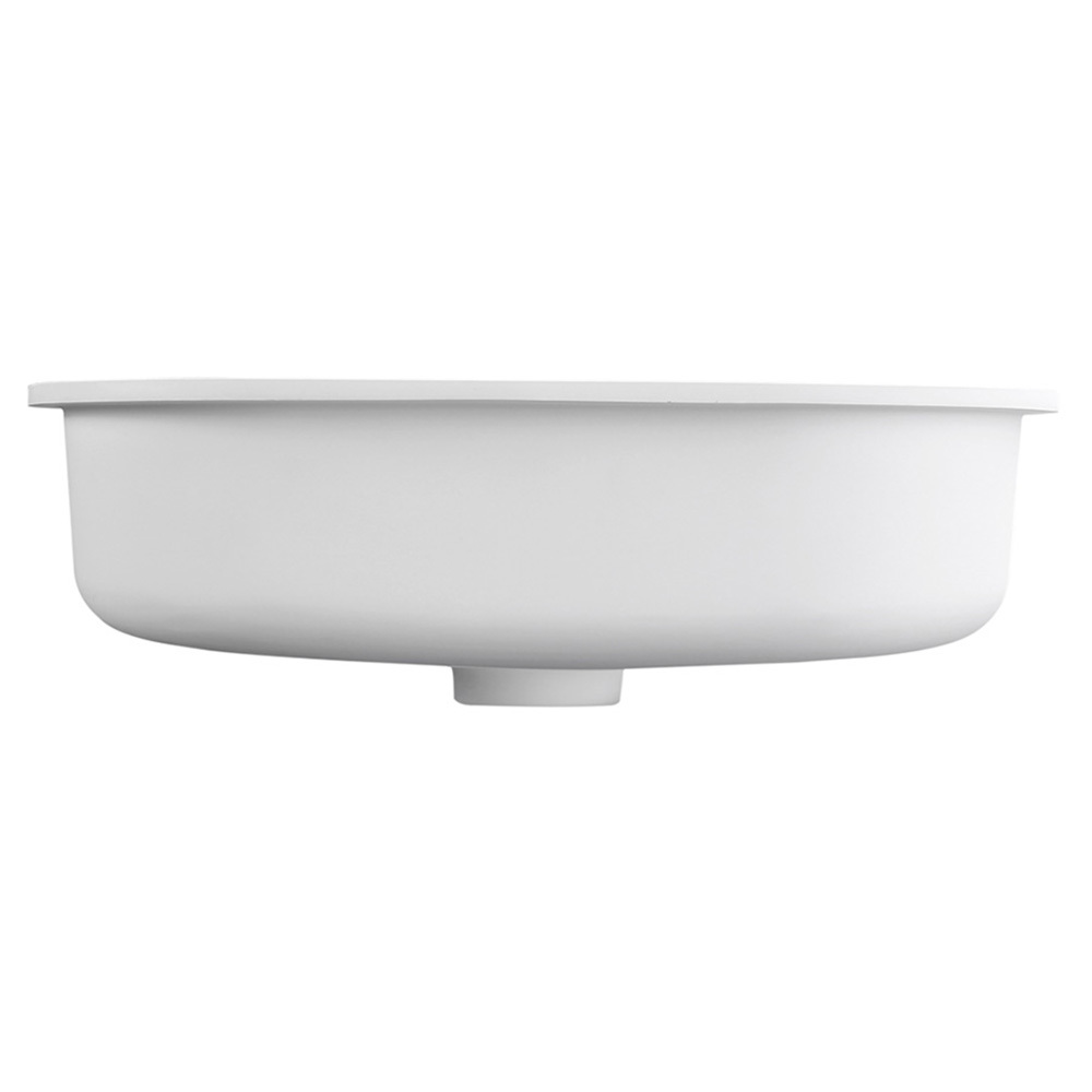 Doros 530mm Oval Solid Surface Undermount Basin