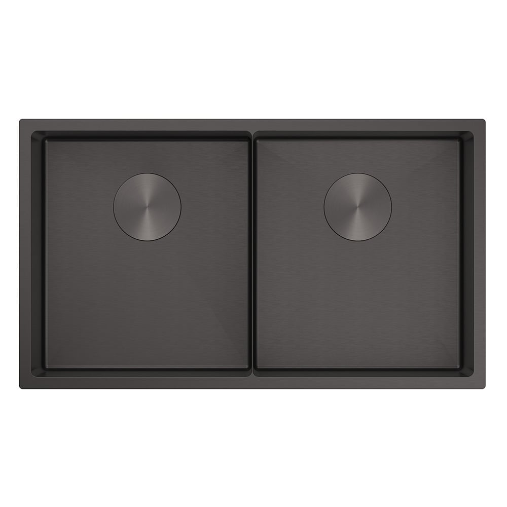 Luminare 760mm Undermount Double Stainless Steel Kitchen Sink