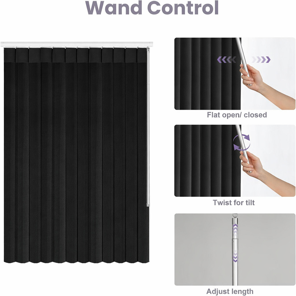 Wavea Light Filtering Vertical Blind