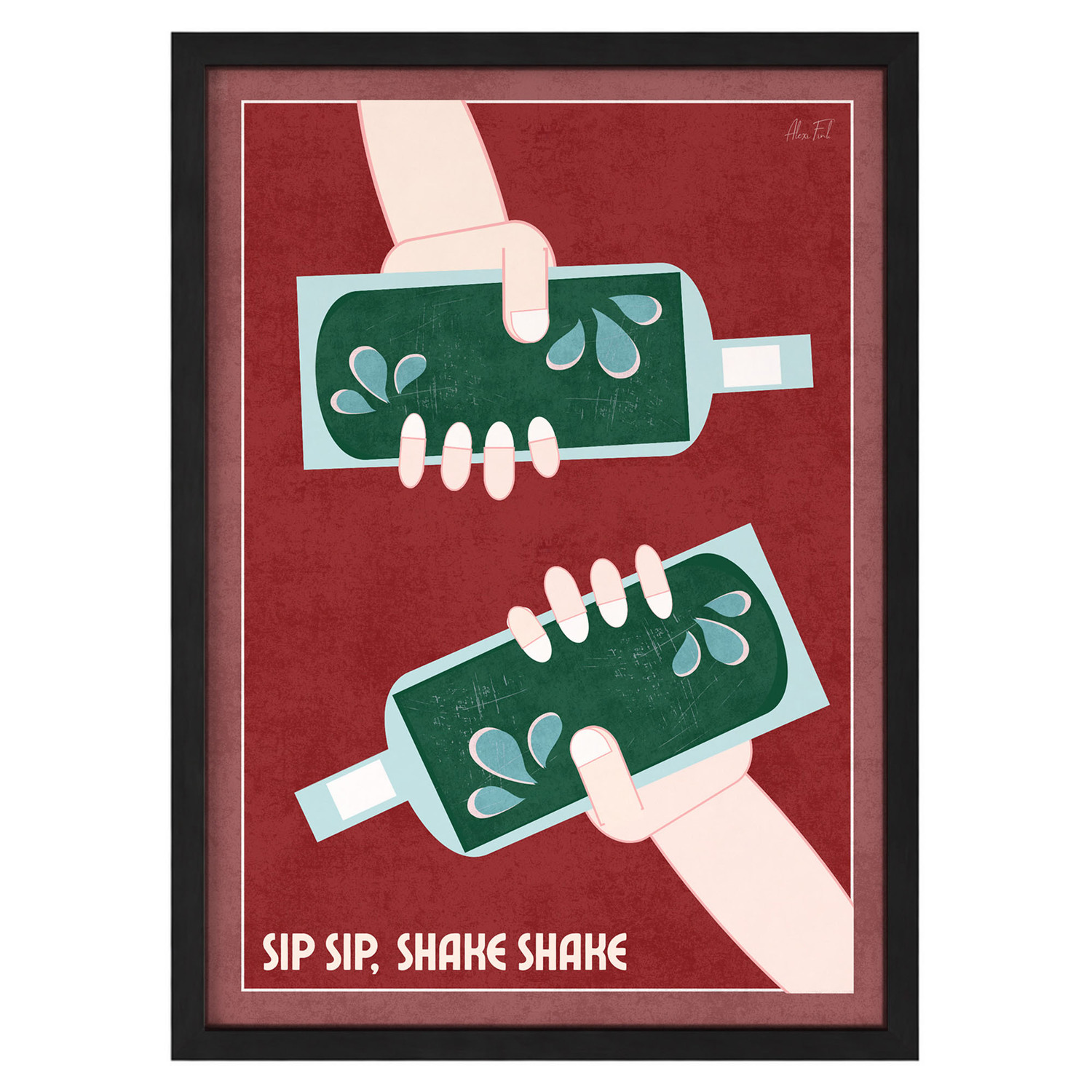 Shake Shake Framed Paper Print Wall Art