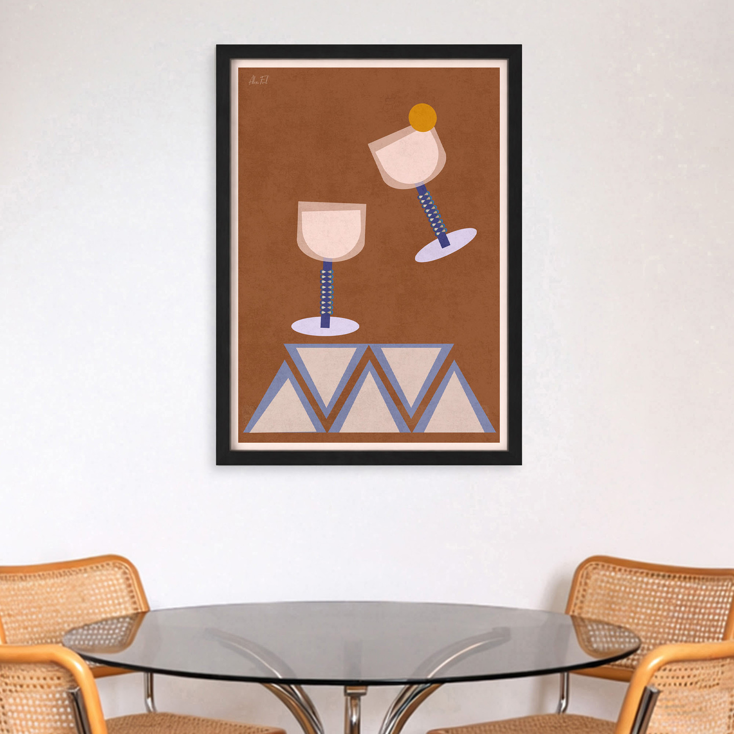 Aperitif No. 1 Framed Paper Print Wall Art
