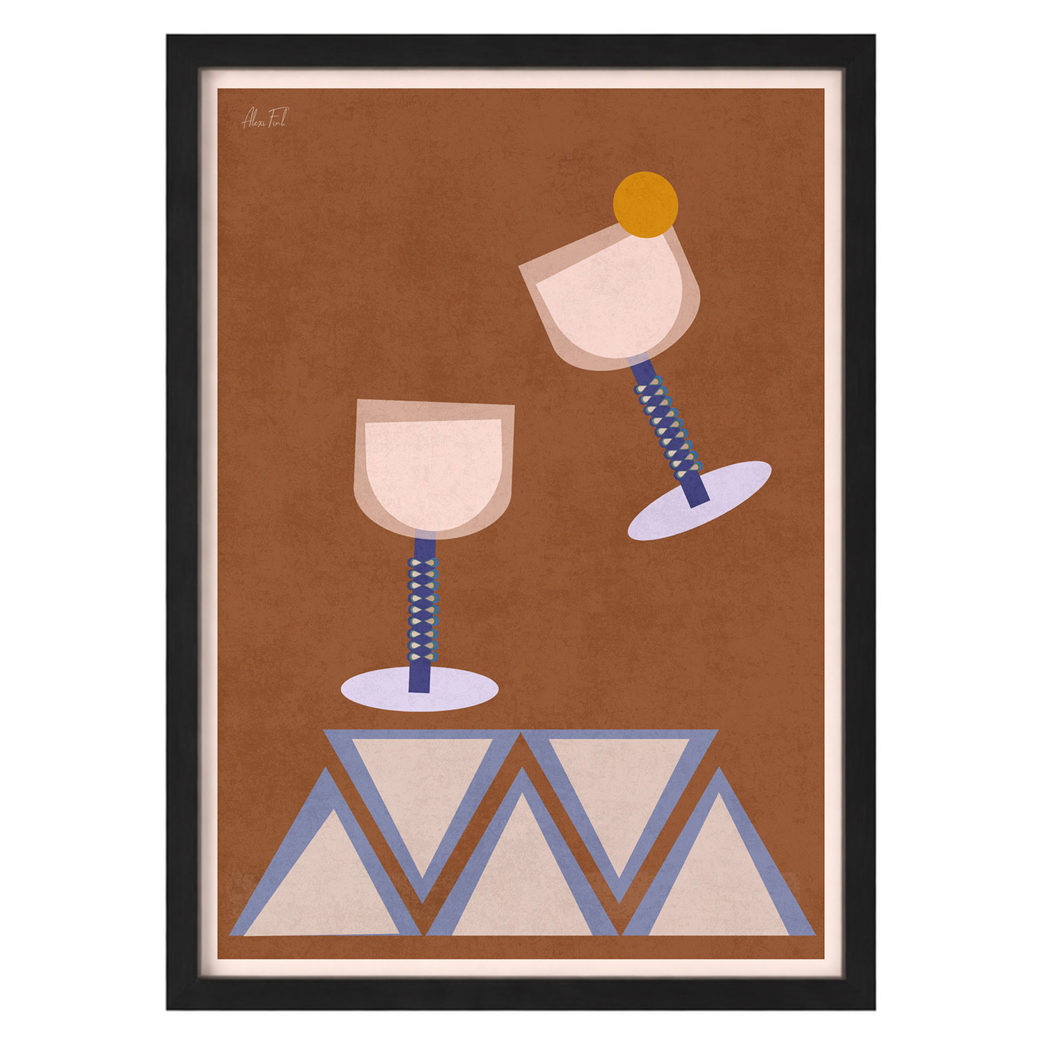 Aperitif No. 1 Framed Paper Print Wall Art