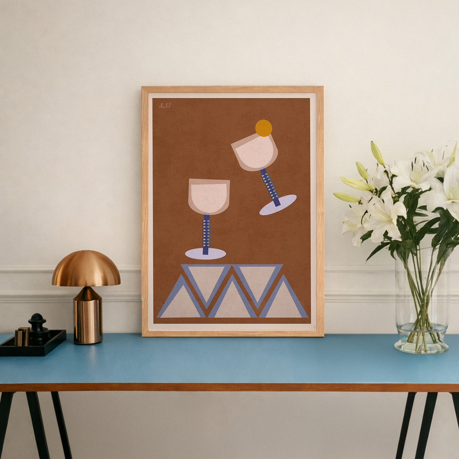 Aperitif No. 1 Framed Paper Print Wall Art