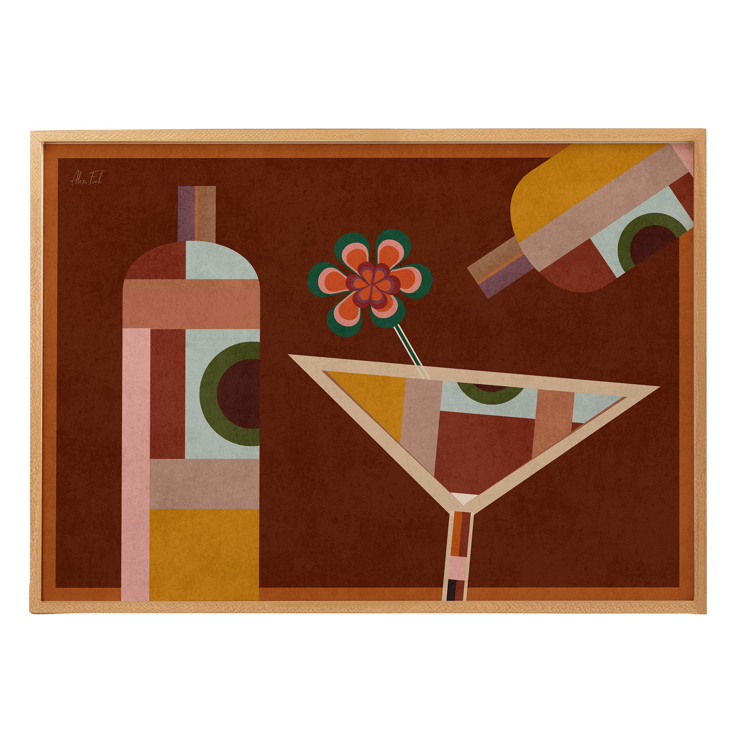 Bar Palermo Framed Paper Print Wall Art