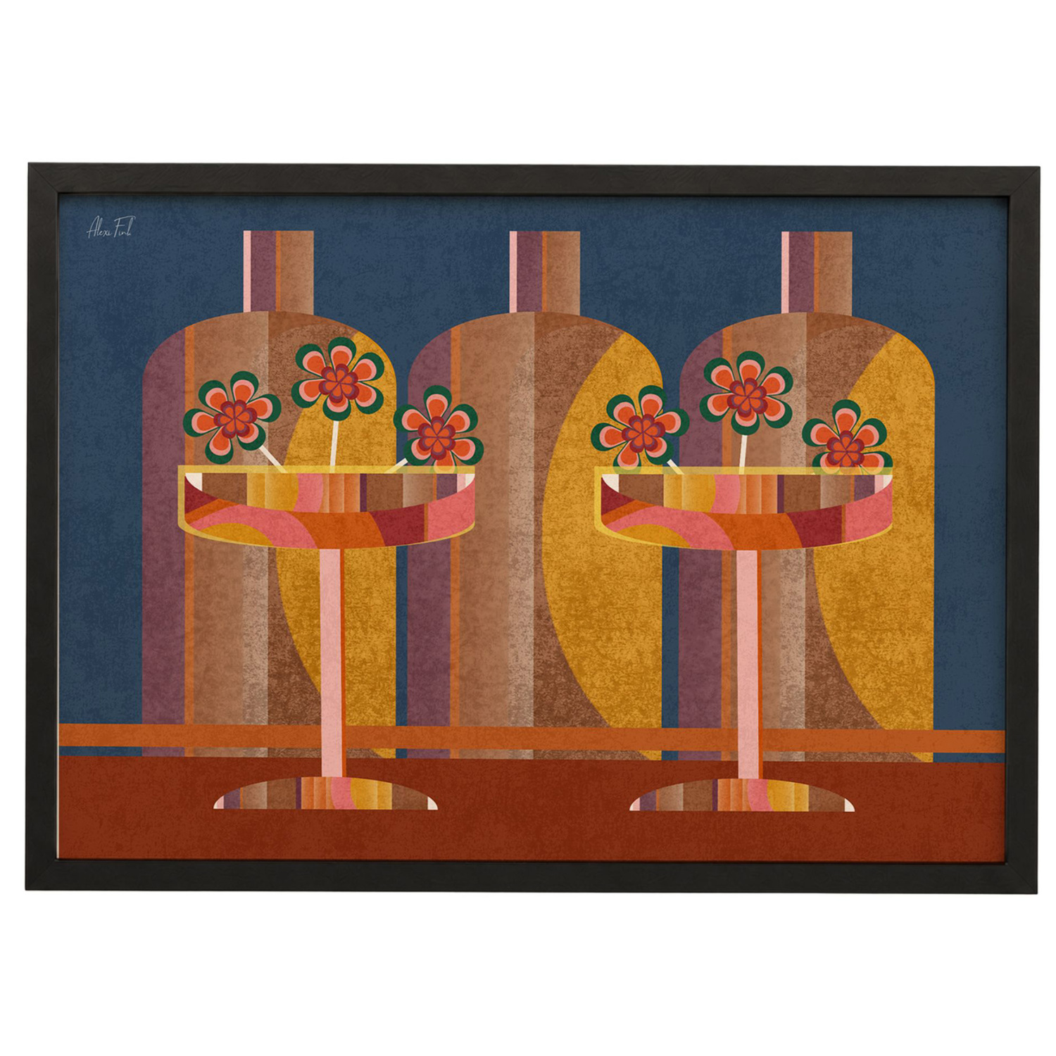 Bar Budapest Framed Paper Print Wall Art