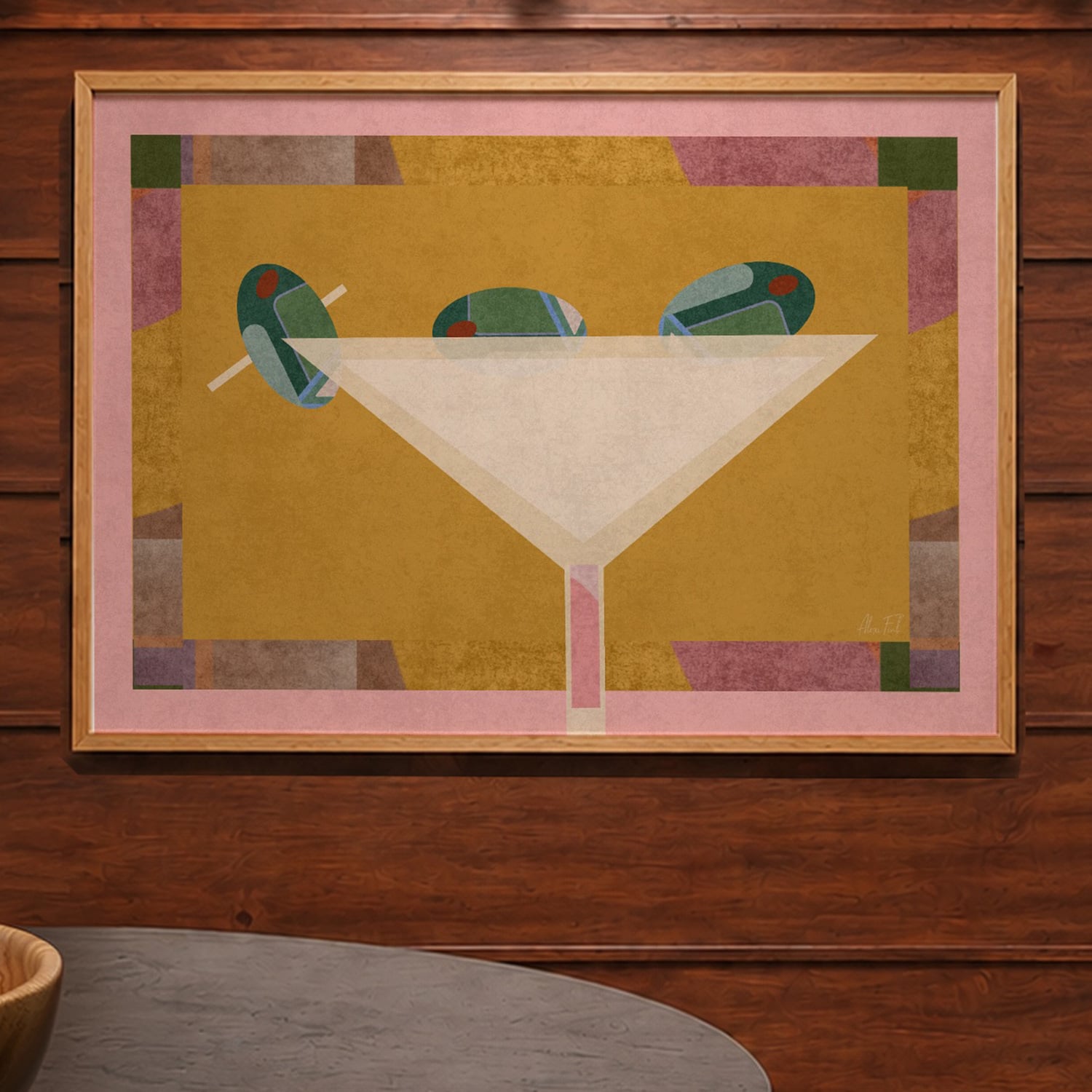 Bar Milano Framed Paper Print Wall Art