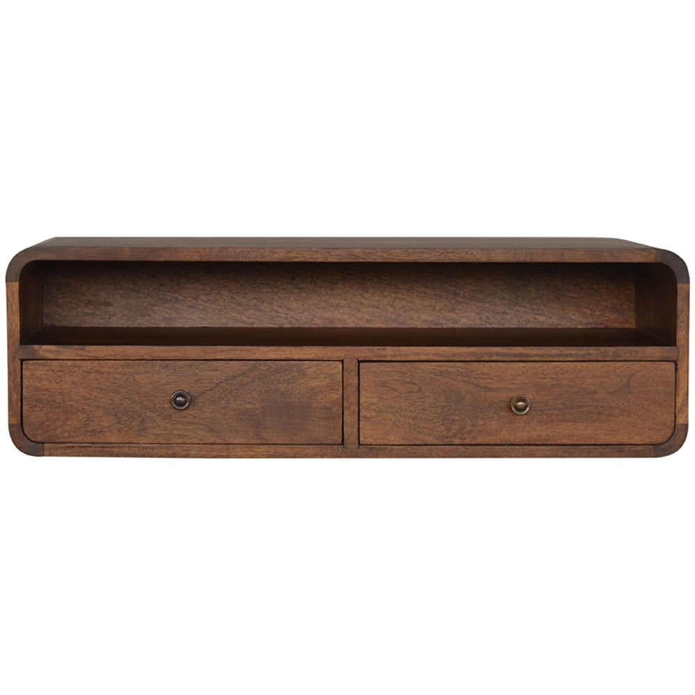 Mikhail Mango Wood Wall-Mounted Console Table