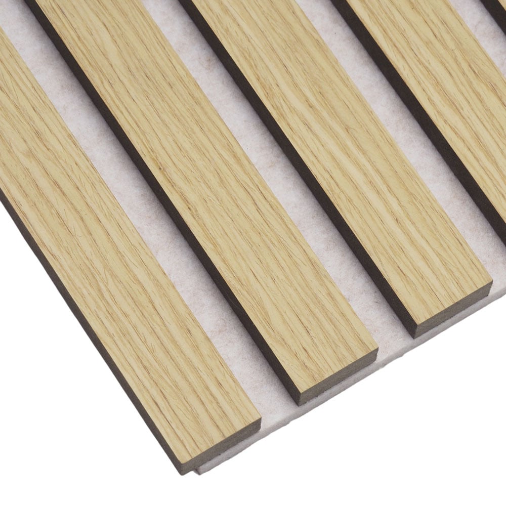 Acoura Space 2700 x 600mm Heritage Oak Acoustic Slat Wall Panel