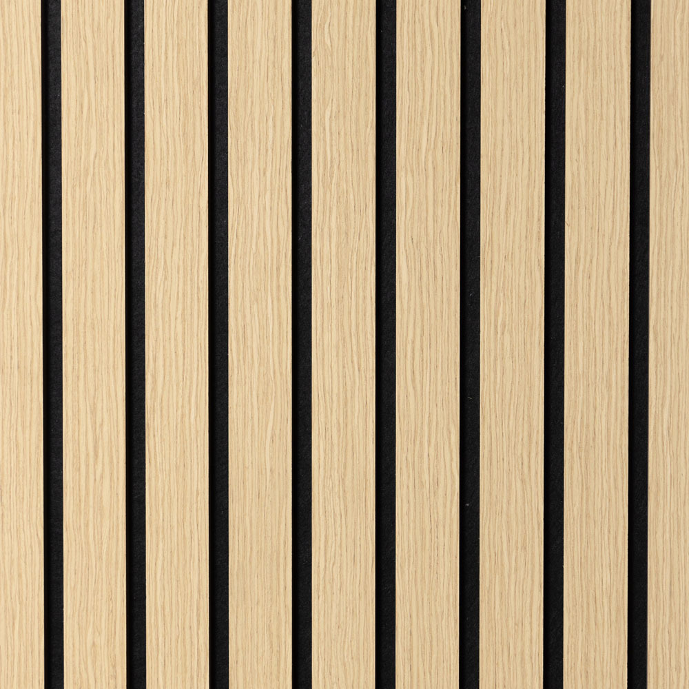 Acoura Space 2700 x 600mm Heritage Oak Wide Batten Acoustic Slat Wall Panel