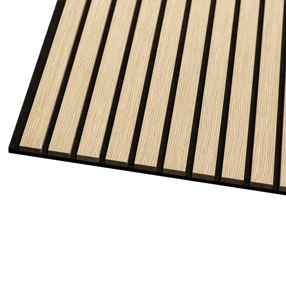 Acoura Space 2700 x 600mm Heritage Oak Wide Batten Acoustic Slat Wall Panel