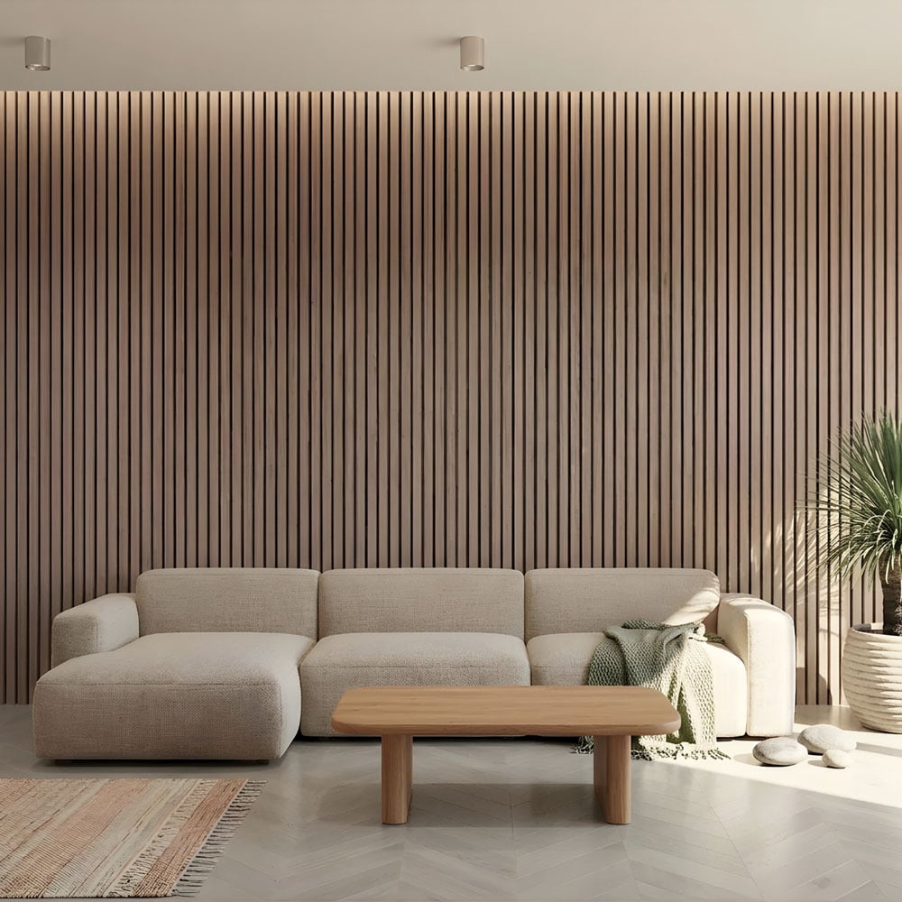 Acoura Space 2700 x 600mm Acoustic Slat Wall Panel