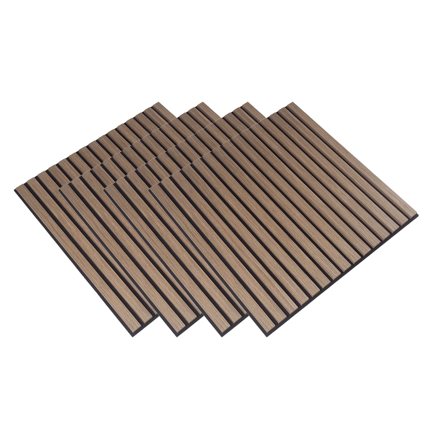 Acoura Space 600 x 600mm Weather Oak Acoustic Slat Wall Panels