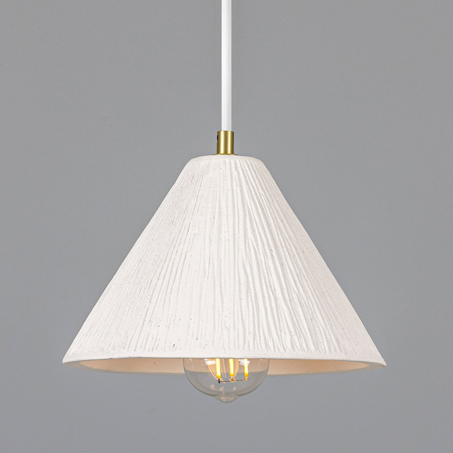 Tilia Ceramic & Brass Pendant Light