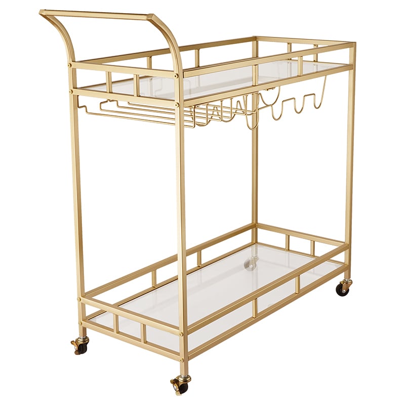 Caledon 2 Tier Steel Bar Cart