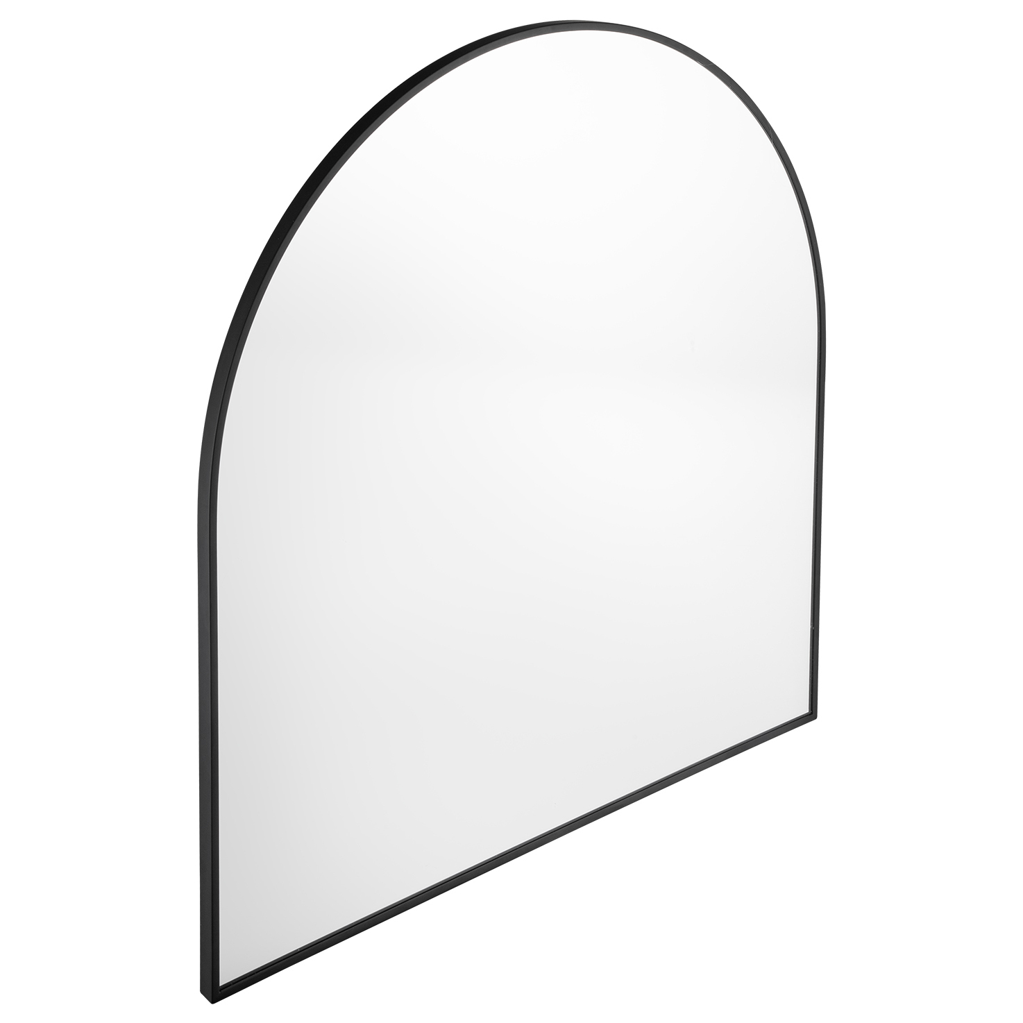 Black Superia Arch Stainless Steel Mirror