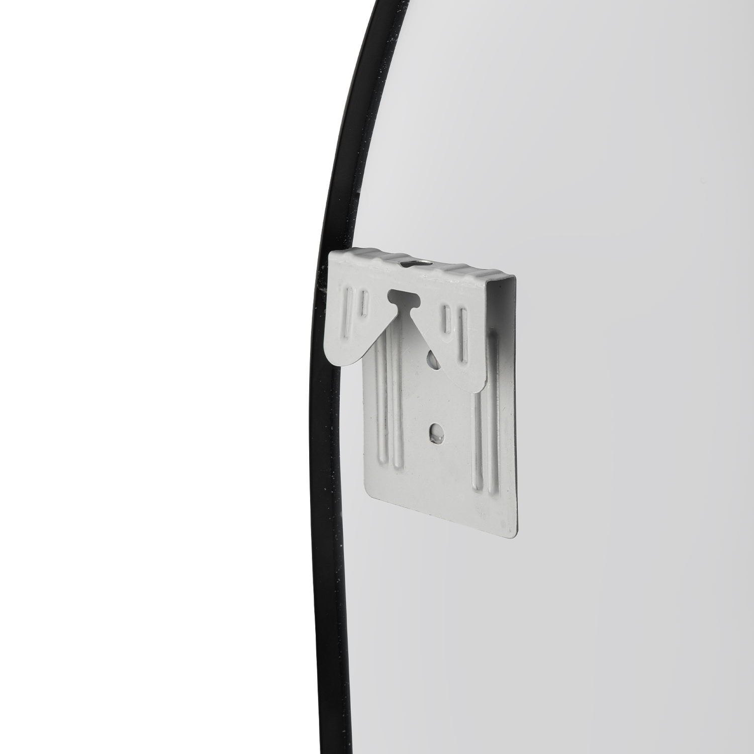Black Superia Arch Stainless Steel Mirror
