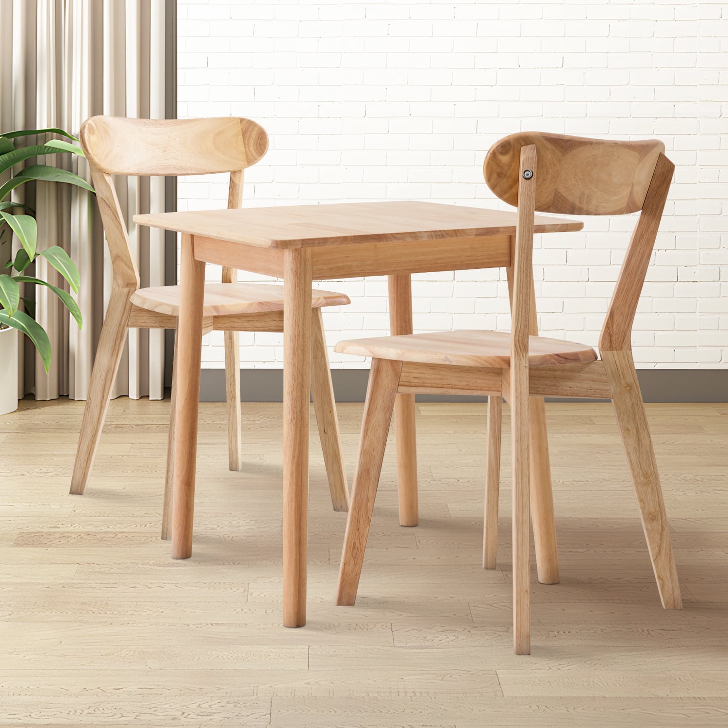 Danish Rubberwood Dining Table