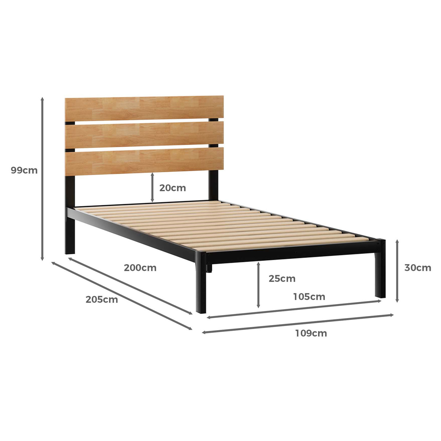 Jaro-Rubberwood-King-Single-Bed-Frame