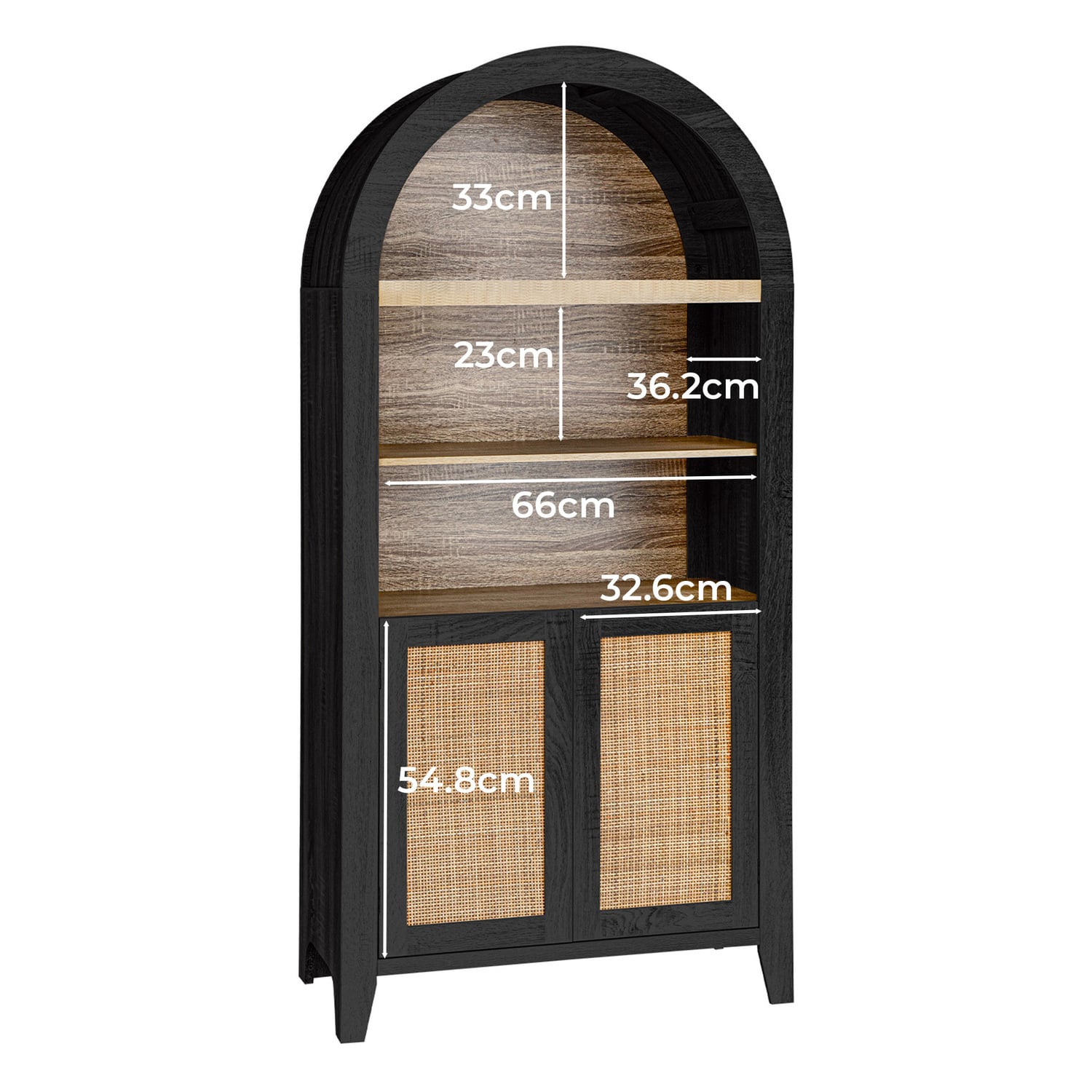 Amira Arched Bookcase