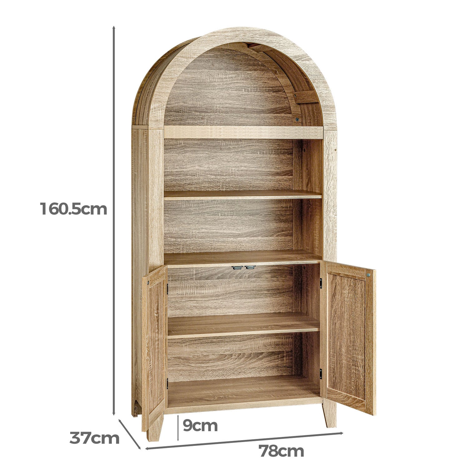 Amira Arched Bookcase