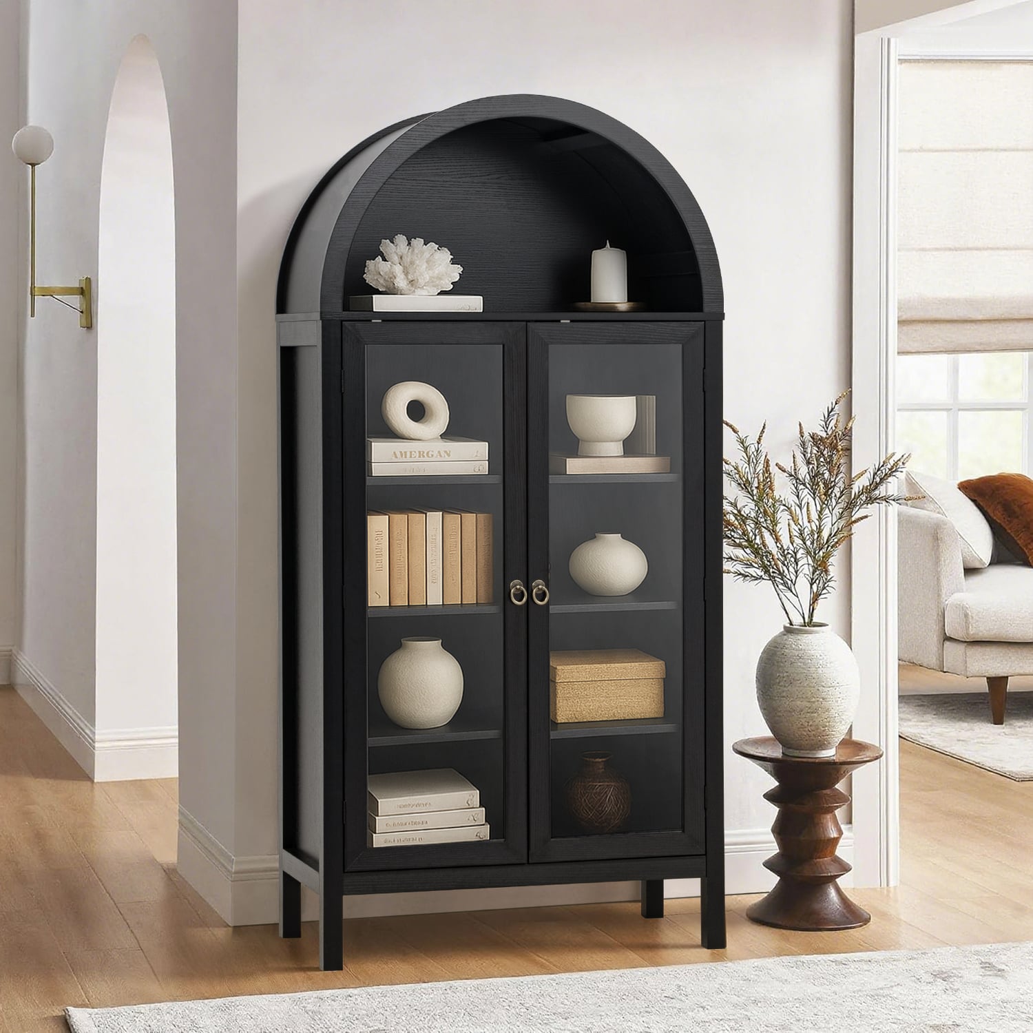 Vanessa Arched Display Cabinet