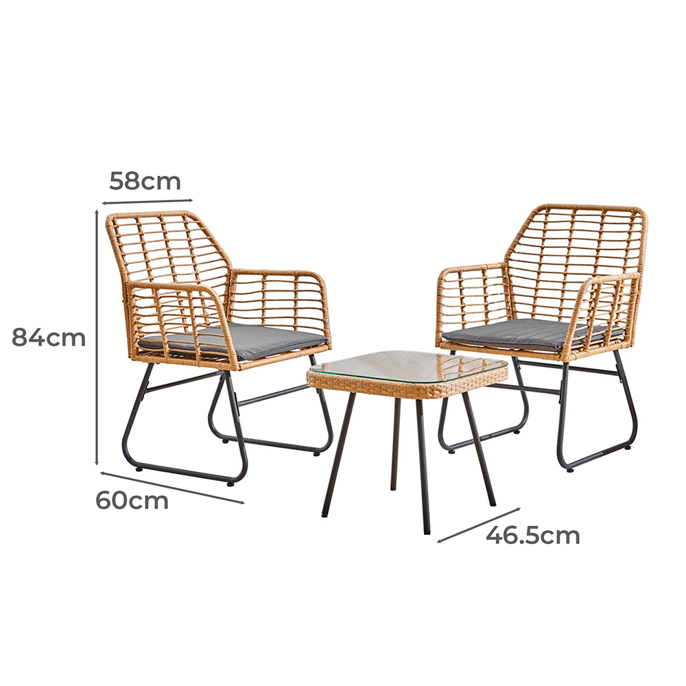 2 Seater Arias Outdoor Lounge Set