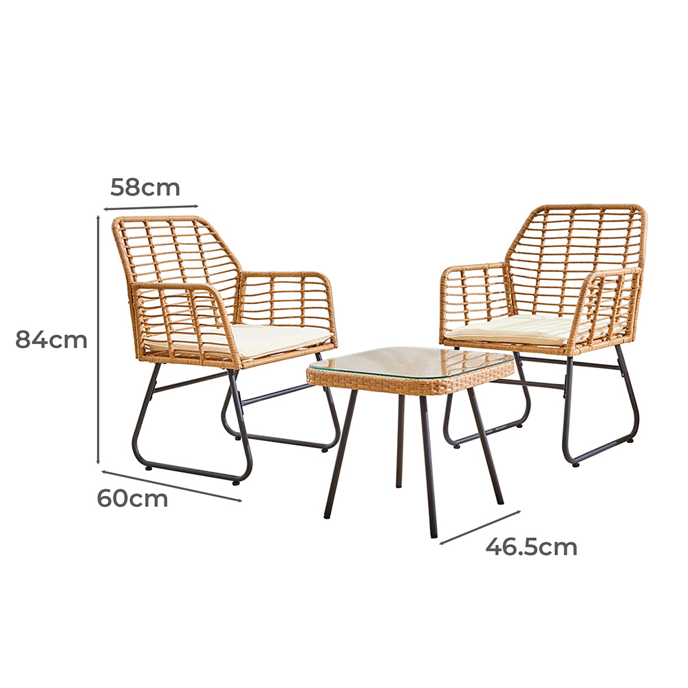 2 Seater Arias Outdoor Lounge Set