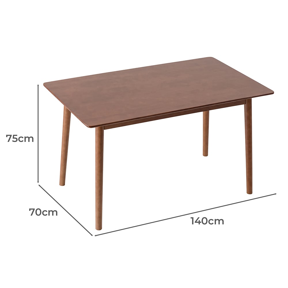 6 Seater Marvin Rubberwood Dining Table