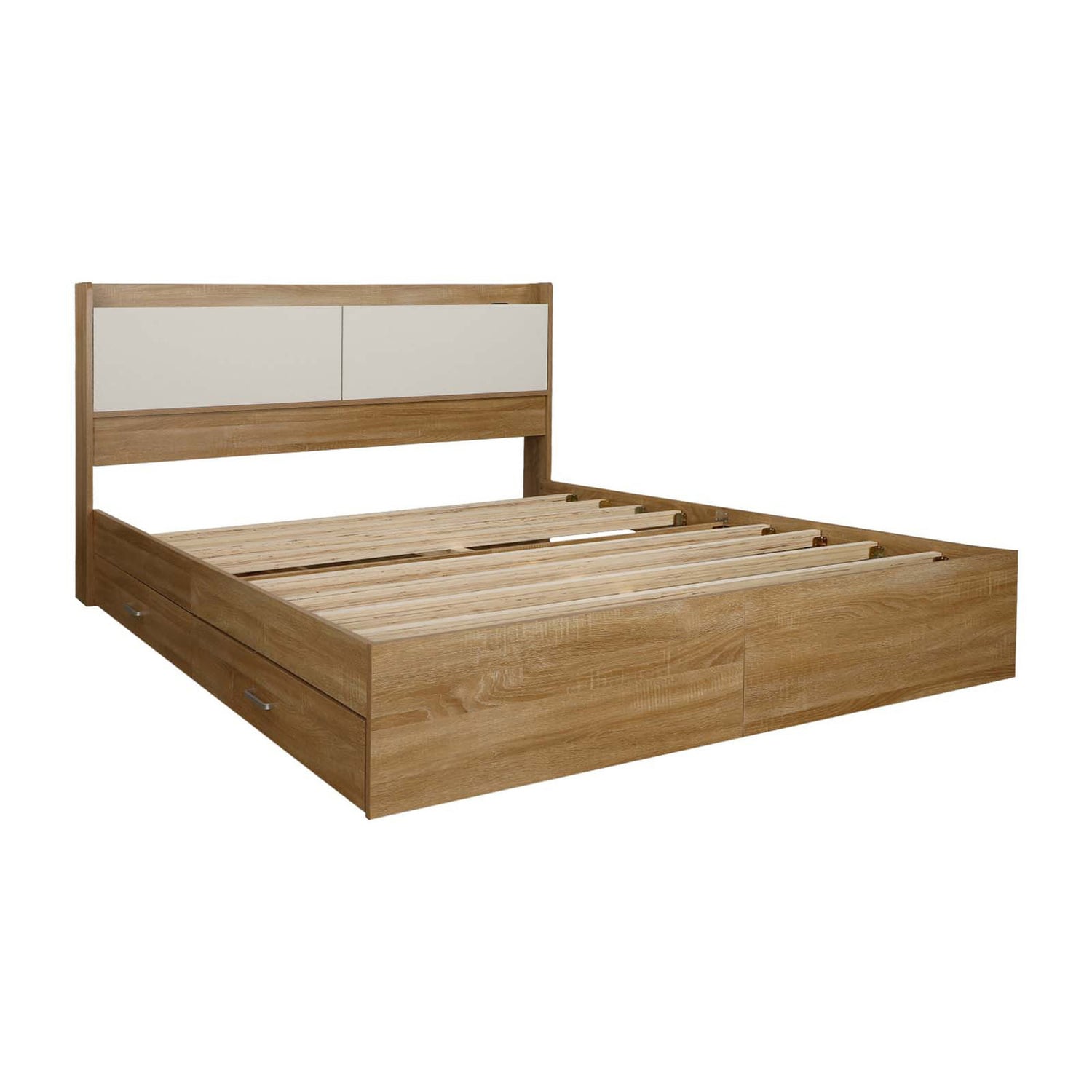 Otelia Bed with USB Port & Drawers