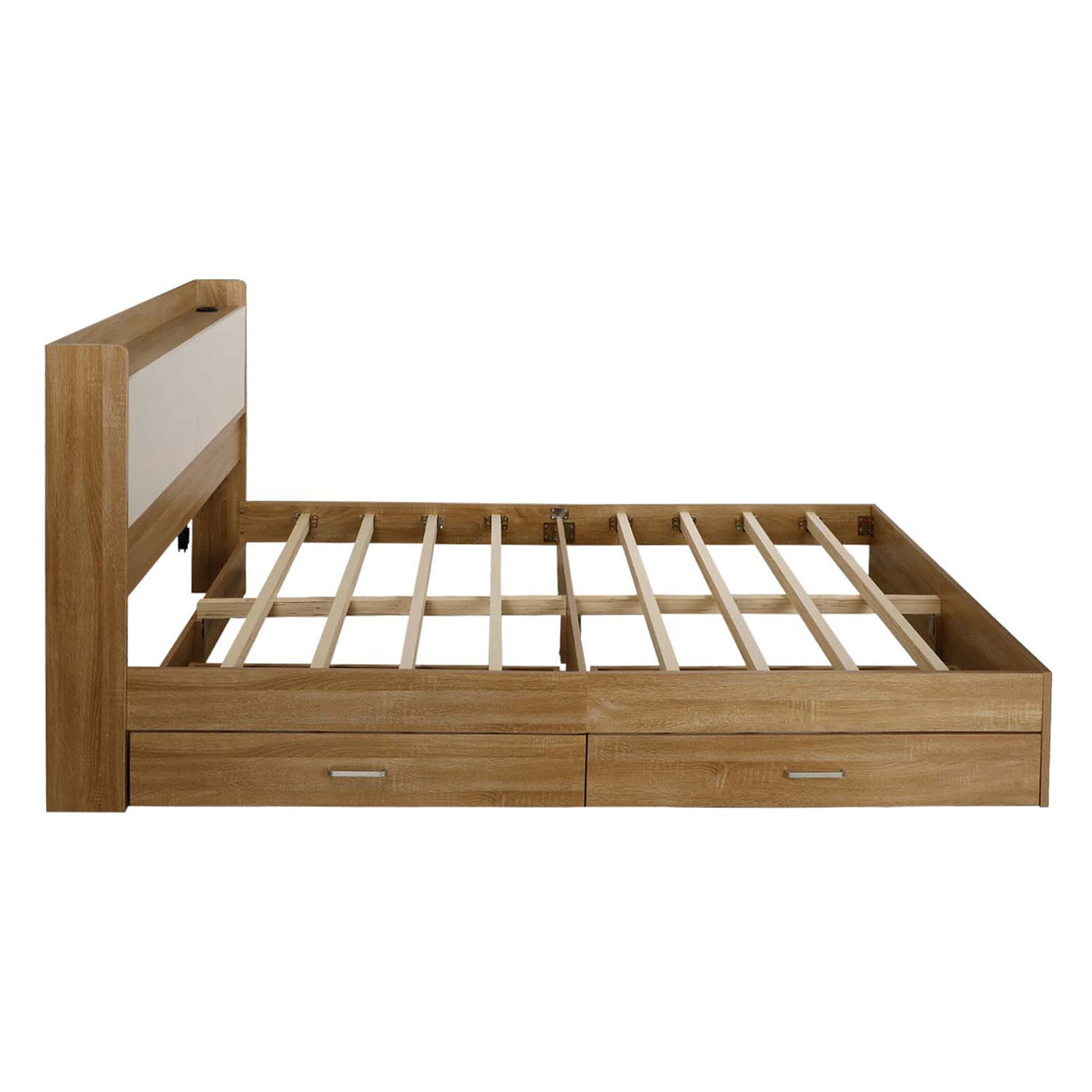 Otelia Bed with USB Port & Drawers