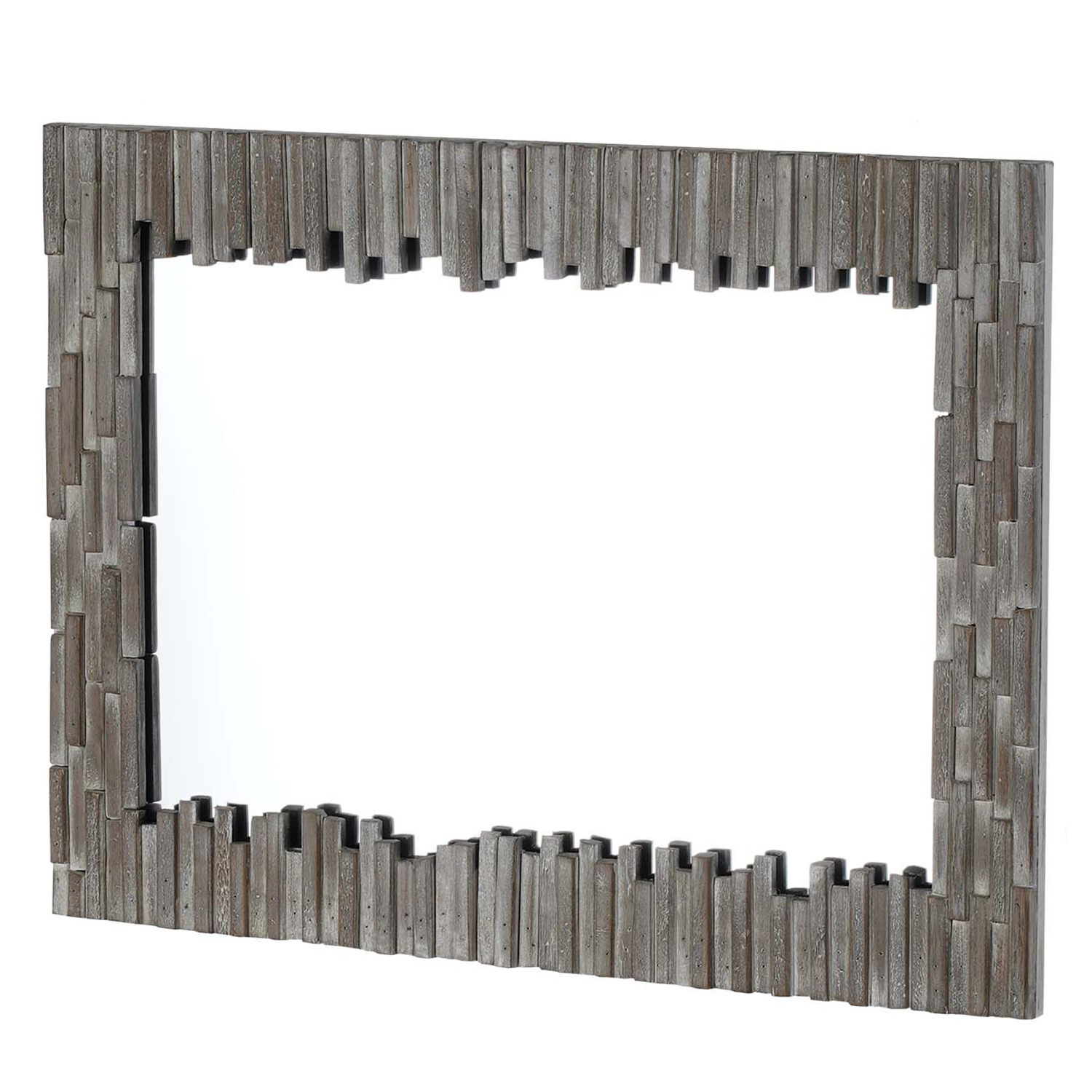 Burbank Paulownia Wood Wall Mirror