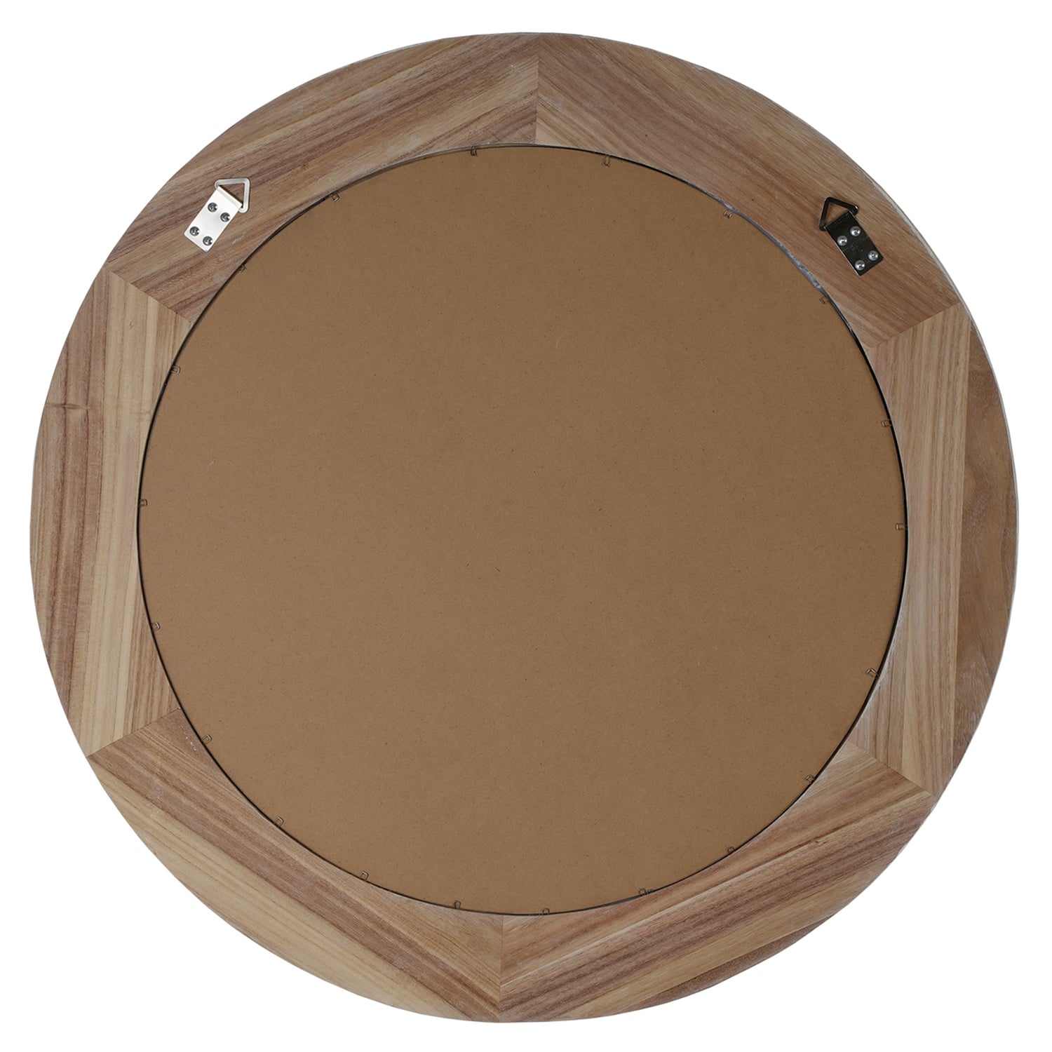 Concord Round Solid Wood Wall Mirror
