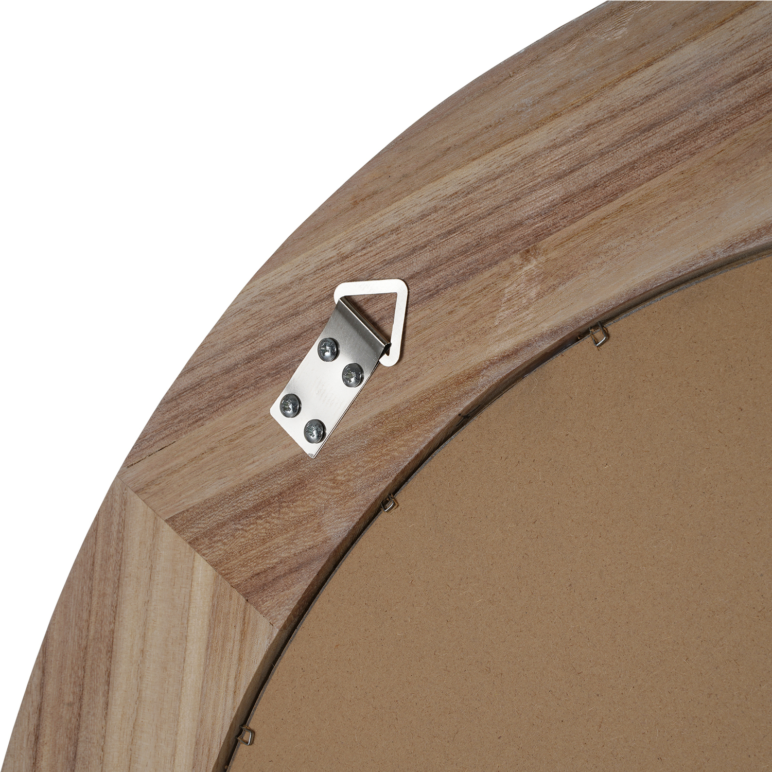 Concord Round Solid Wood Wall Mirror