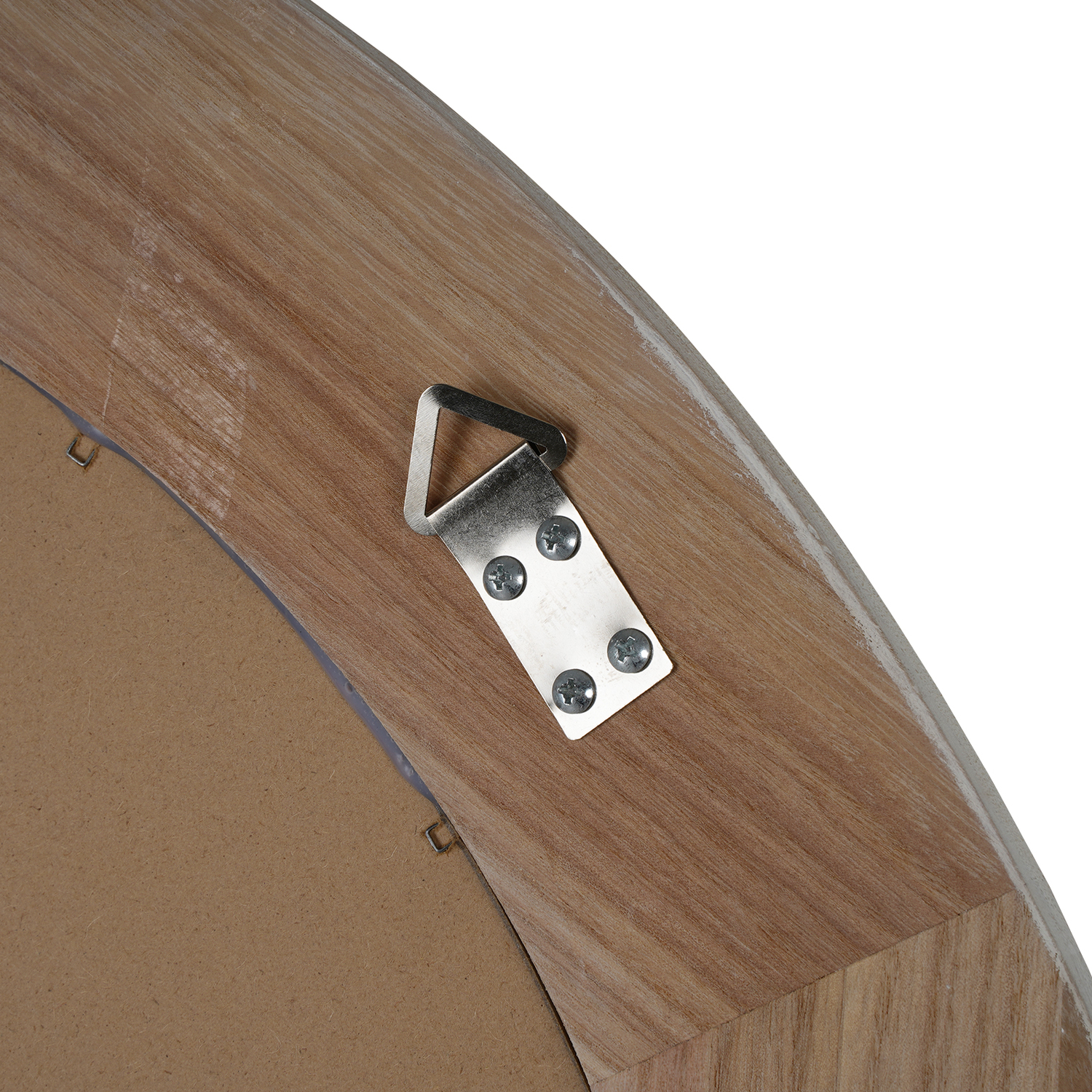 Concord Round Solid Wood Wall Mirror