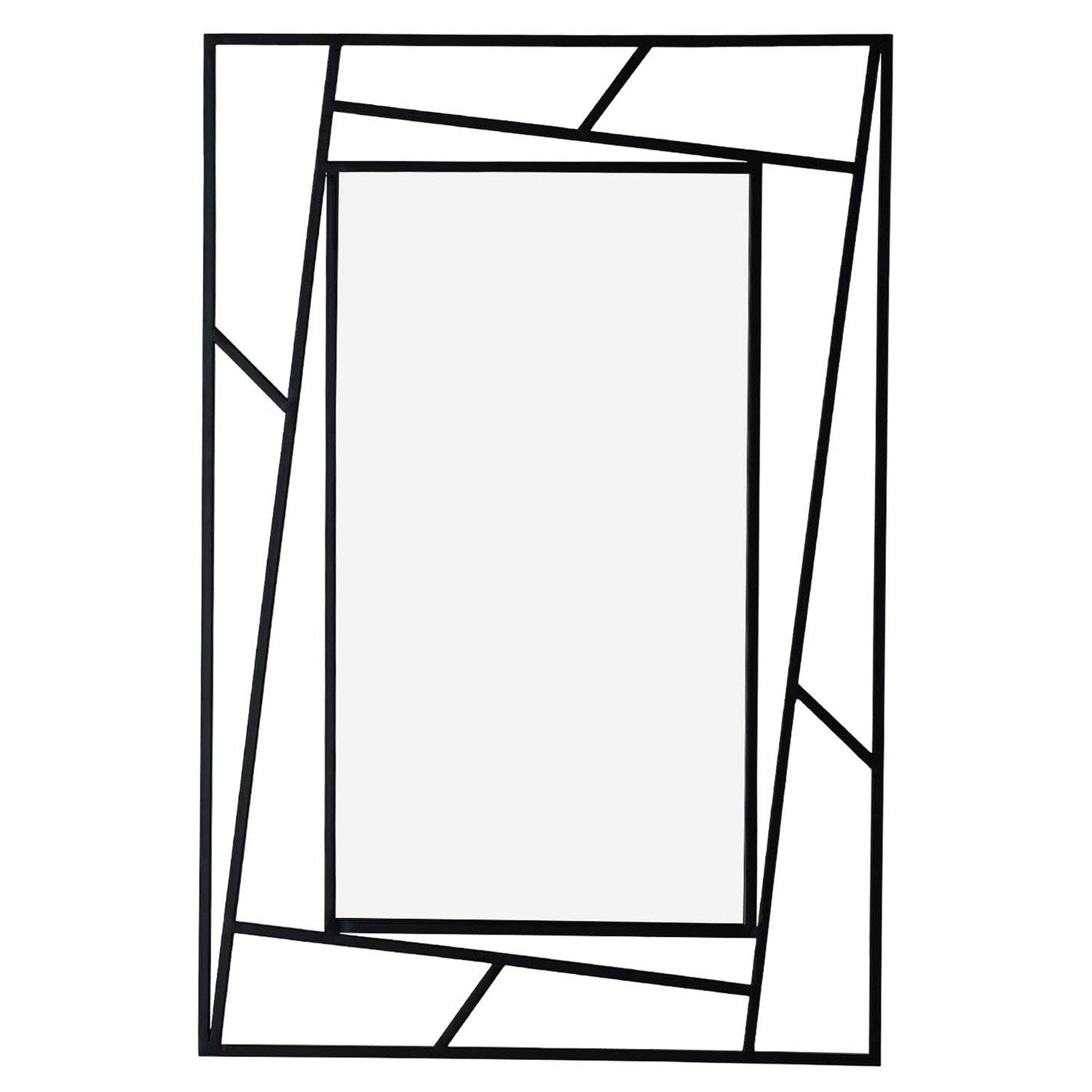 Fontana Rectangular Metal Wall Mirror