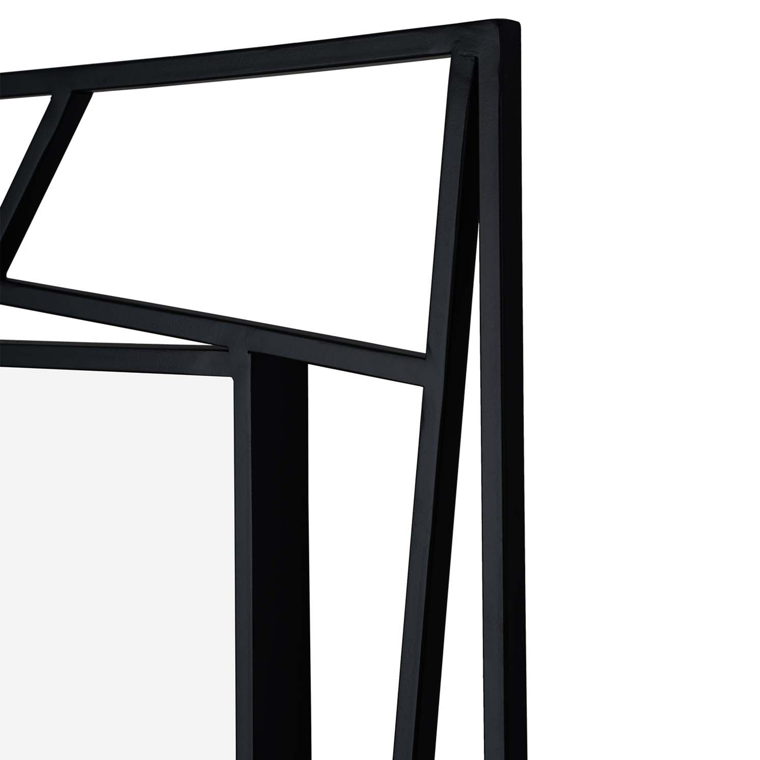 Fontana Rectangular Metal Wall Mirror