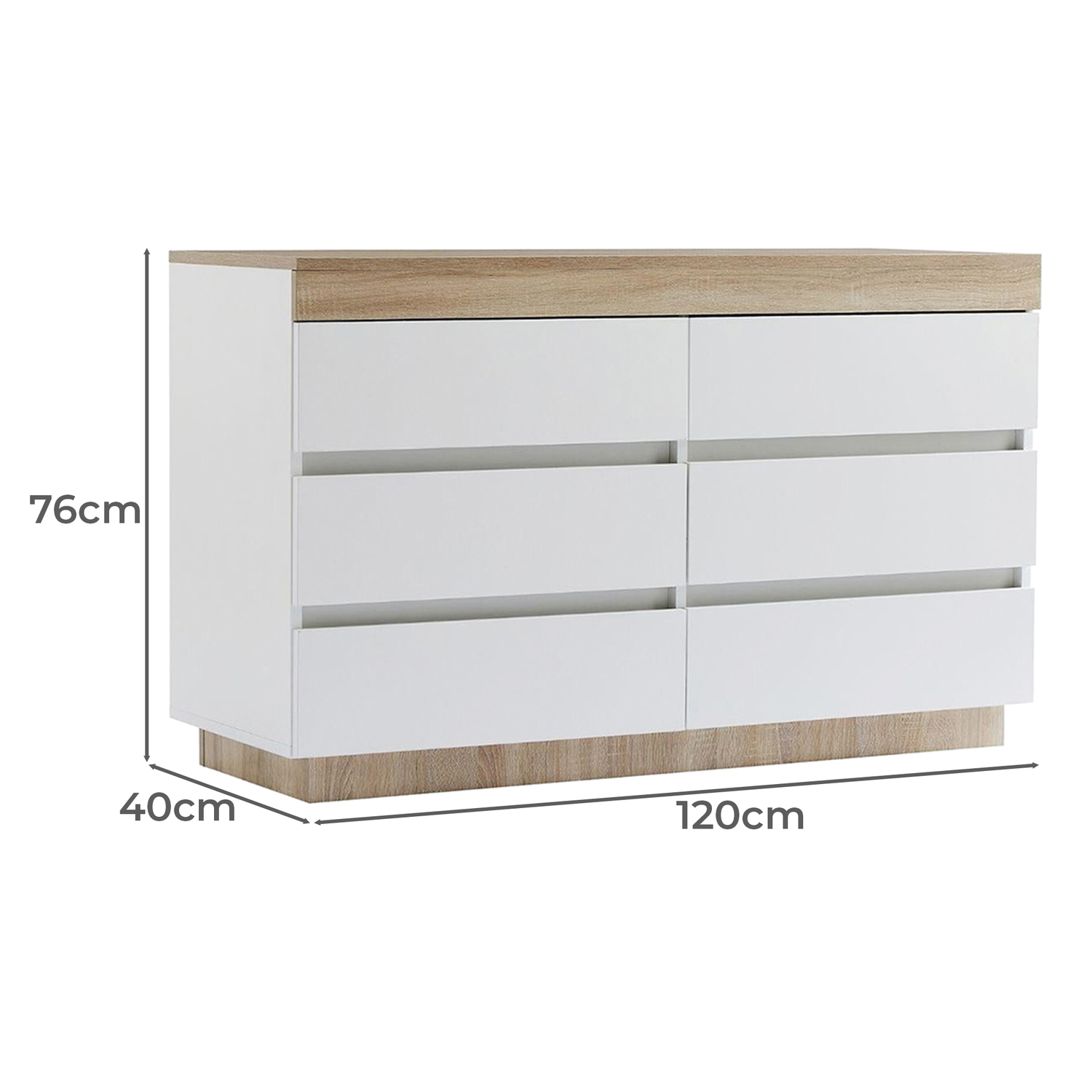Sarah 6 Drawer Chest
