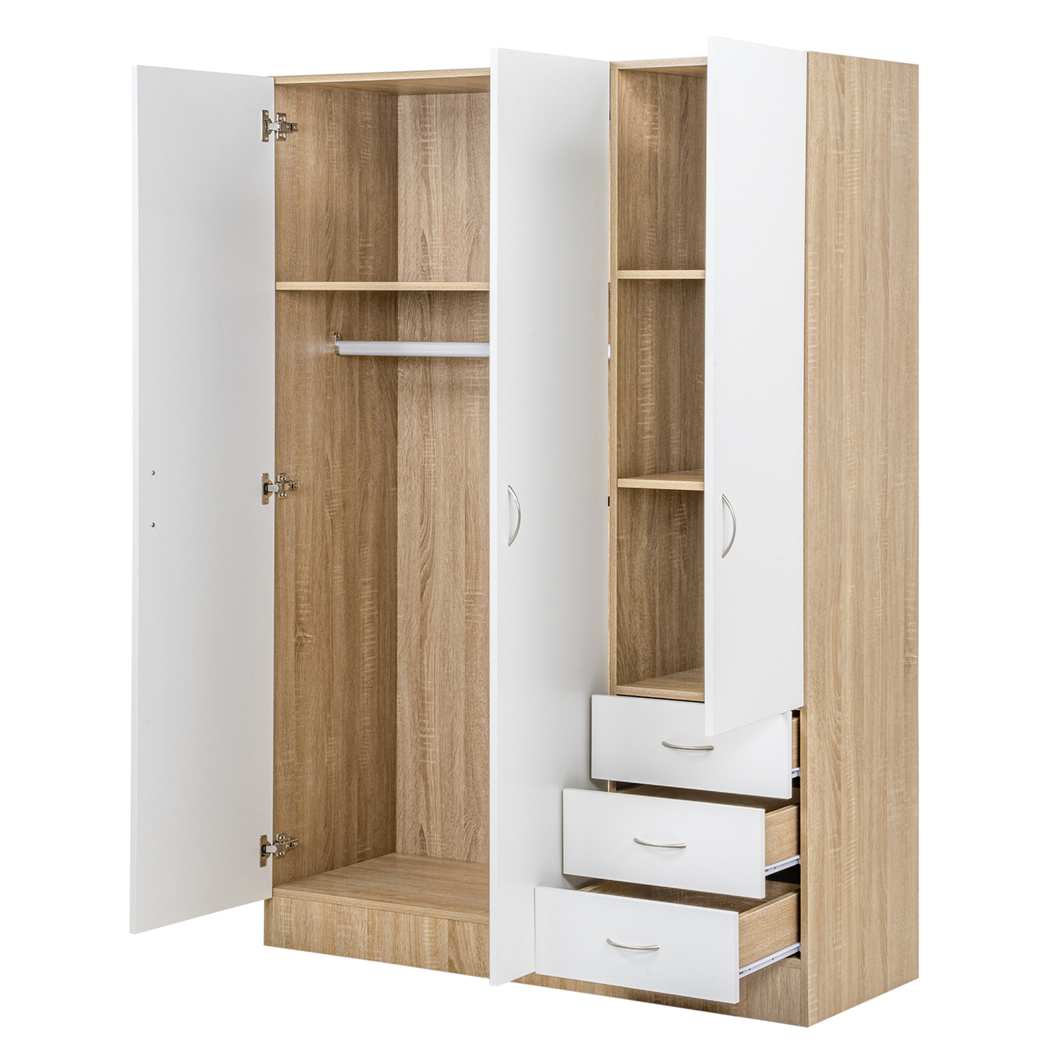 Jazmine 3 Door & 3 Drawer Wardrobe