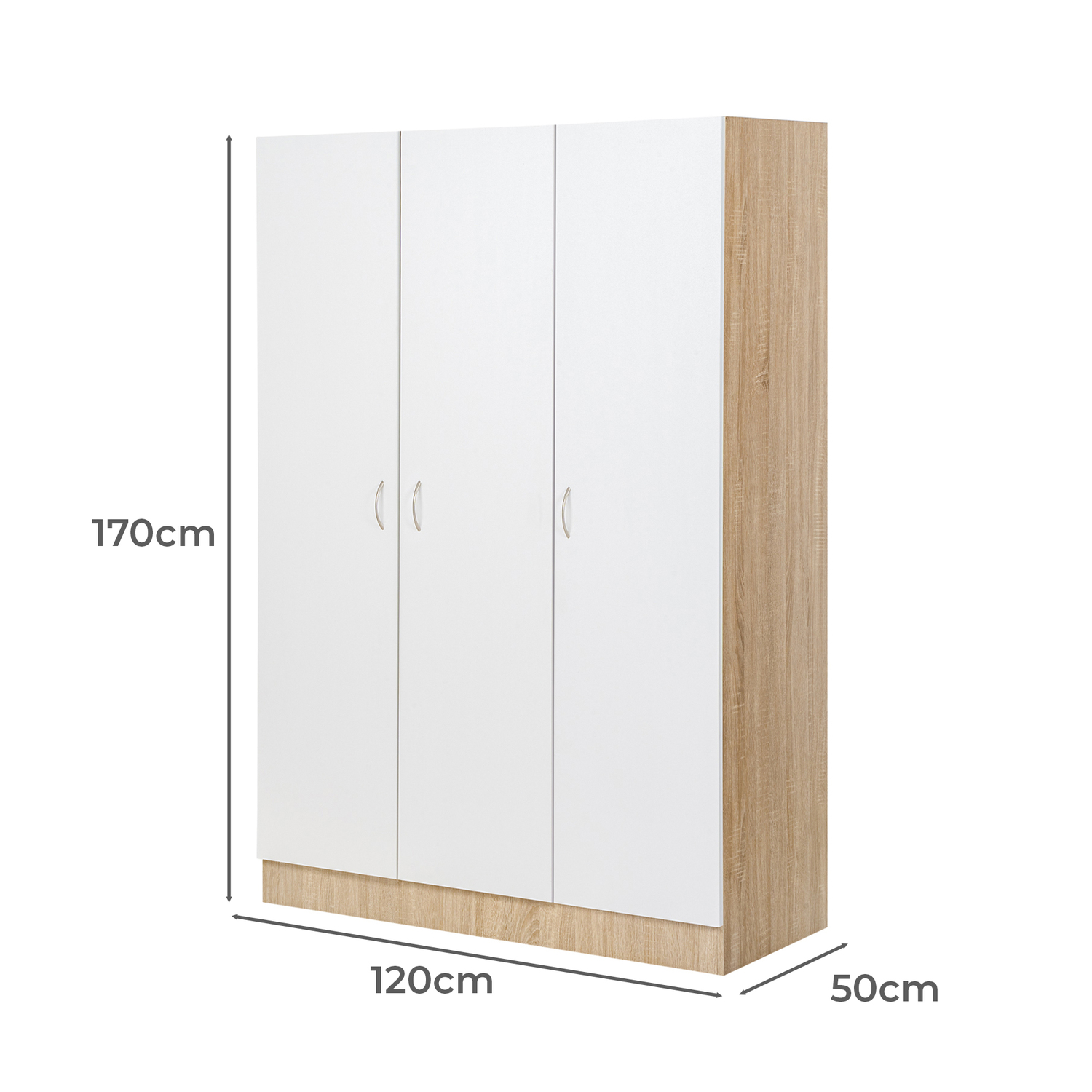 Jazmine 3 Door & 3 Drawer Wardrobe